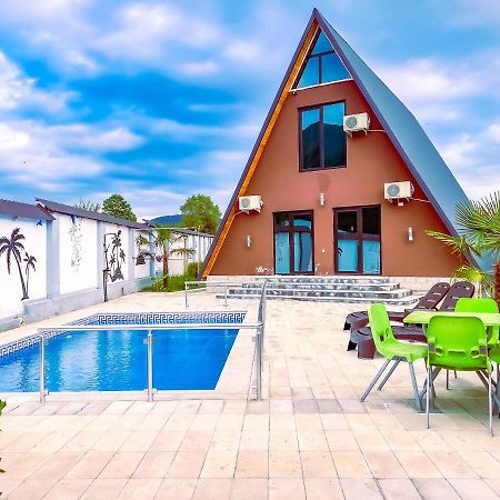 Qafqaz Family Chalet Villa Gabala Esterno foto