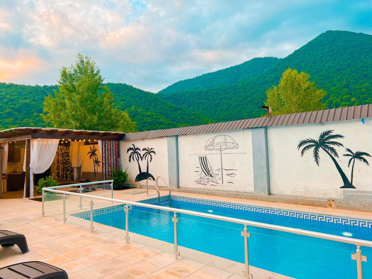 Qafqaz Family Chalet Villa Gabala Esterno foto